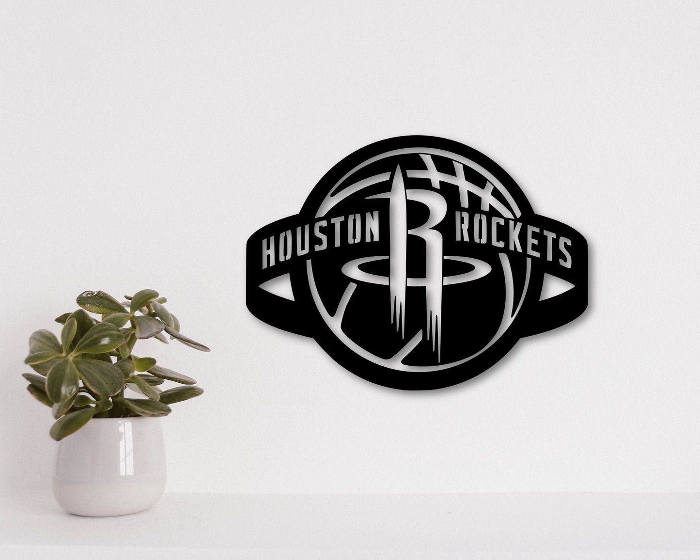 Houston Rockets NBA Teams Designed Logo Badge Shield Metal Laser Cut files svg dxf ai png jpg pdf eps
