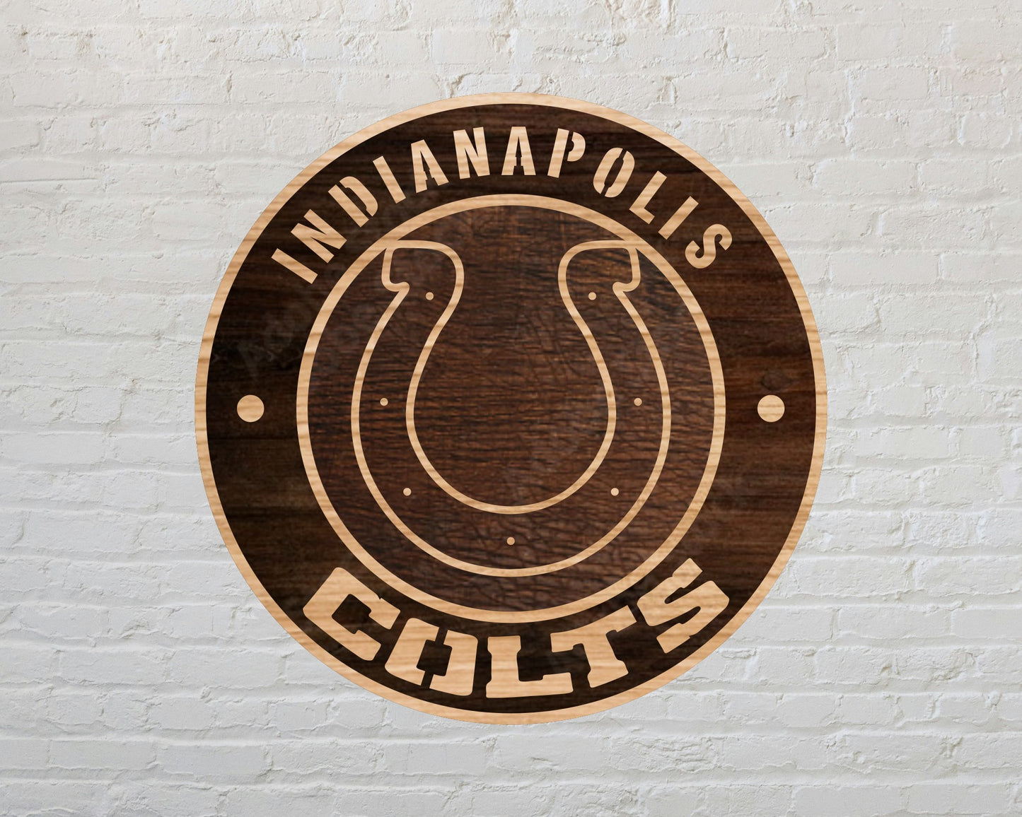 Indianapolis Colts Multi Layered Laser Cut files svg dxf ai png