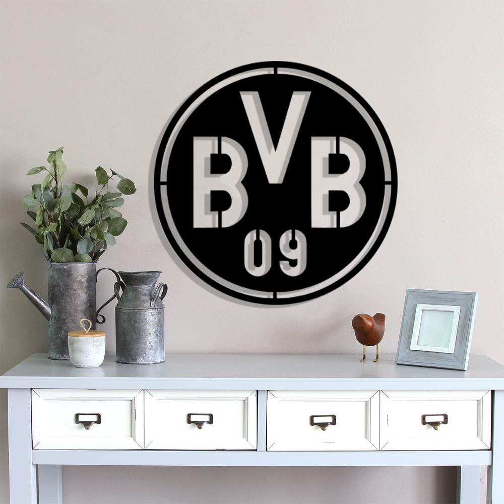Borussia Dortmund FC Batch Shield Metal Laser Cut file svg dxg jpg png pdf ai eps