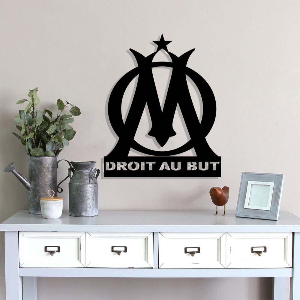 Olympique Marseille FC Batch Shield Metal Laser Cut files
