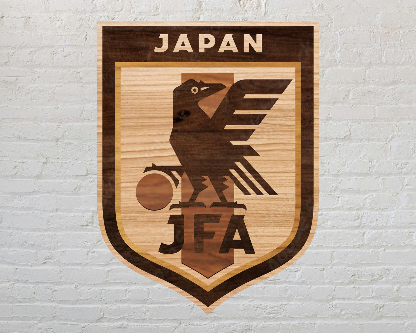 Japan National Football Team Multi Layer Laser Cut files ai png svg dxf