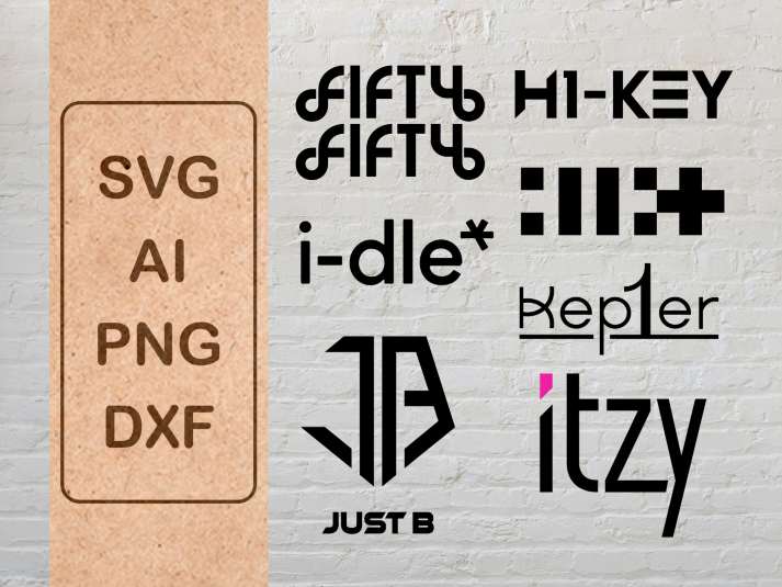 KPOP IDOL LOGOS CUT FILES (SERIES 2)