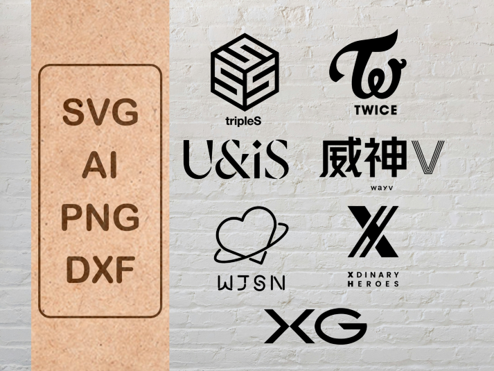 KPOP IDOL LOGOS CUT FILES (SERIES 5)