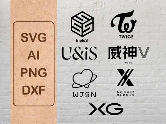 KPOP IDOL LOGOS CUT FILES (SERIES 5)