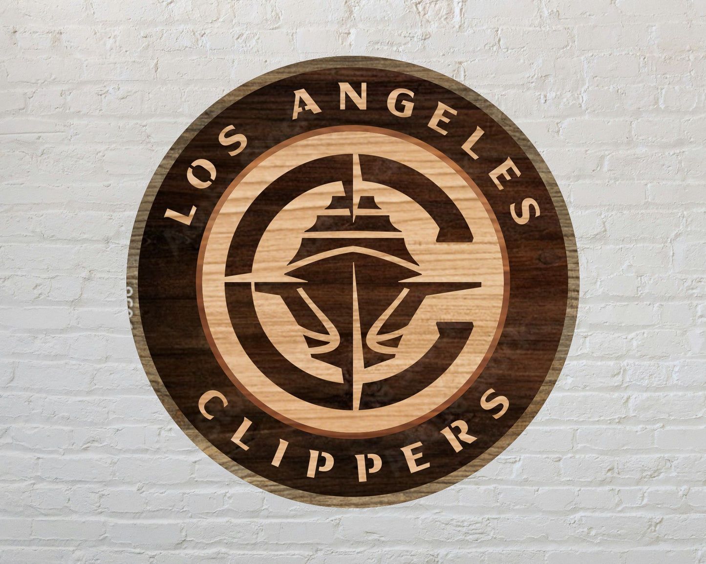 Los Angeles Clippers Multi Layer Laser Cut files svg dxf ai png