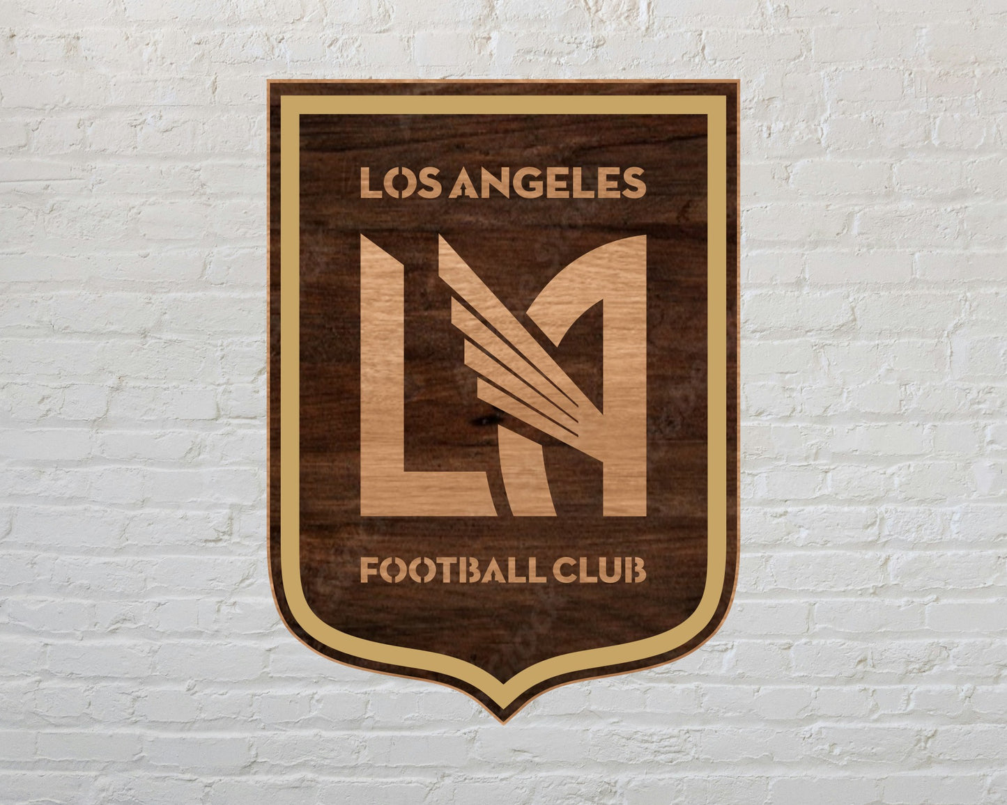 Los Angeles Football Club FC Multilayer Laser Cut files svg dxf ai png