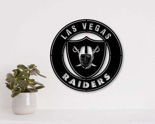 Las Vegas Raiders Badge Shield Laser Cut files svg dxf ai eps png jpg pdf