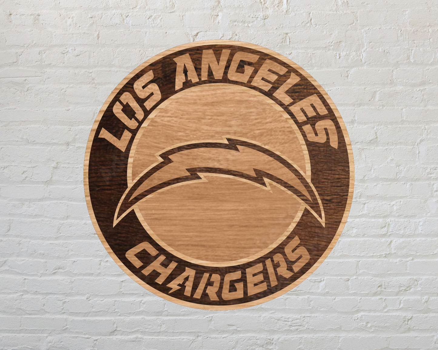 Los Angeles Chargers Multi Layered Laser Cut files svg dxf ai png