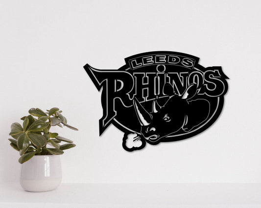 Leeds Rhinos Rugby Team Logo Badge Shield Laser Cut files svg dxf ai png jpeg, eps, pdf