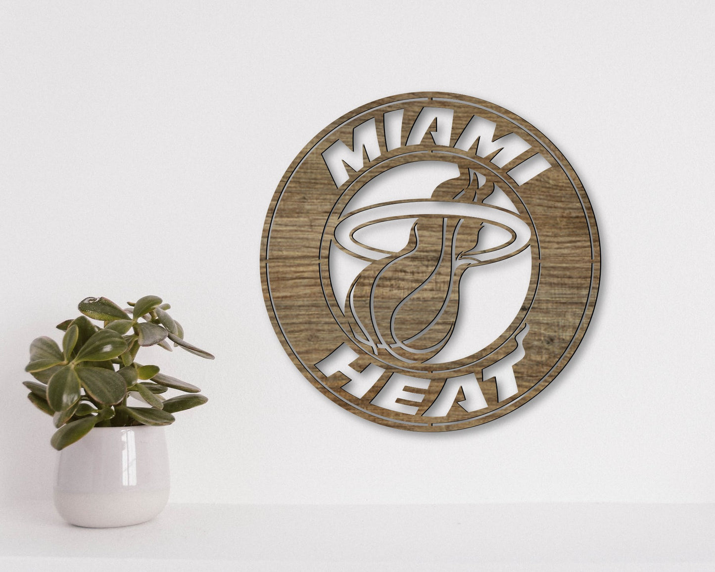 Miami Heat NBA Teams Designed Logo Badge Shield Metal Laser Cut files svg dxf ai png jpg pdf eps