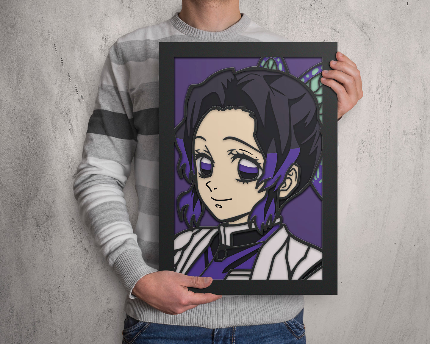 Shinobu Demon Slayer Multilayer Laser Cut files