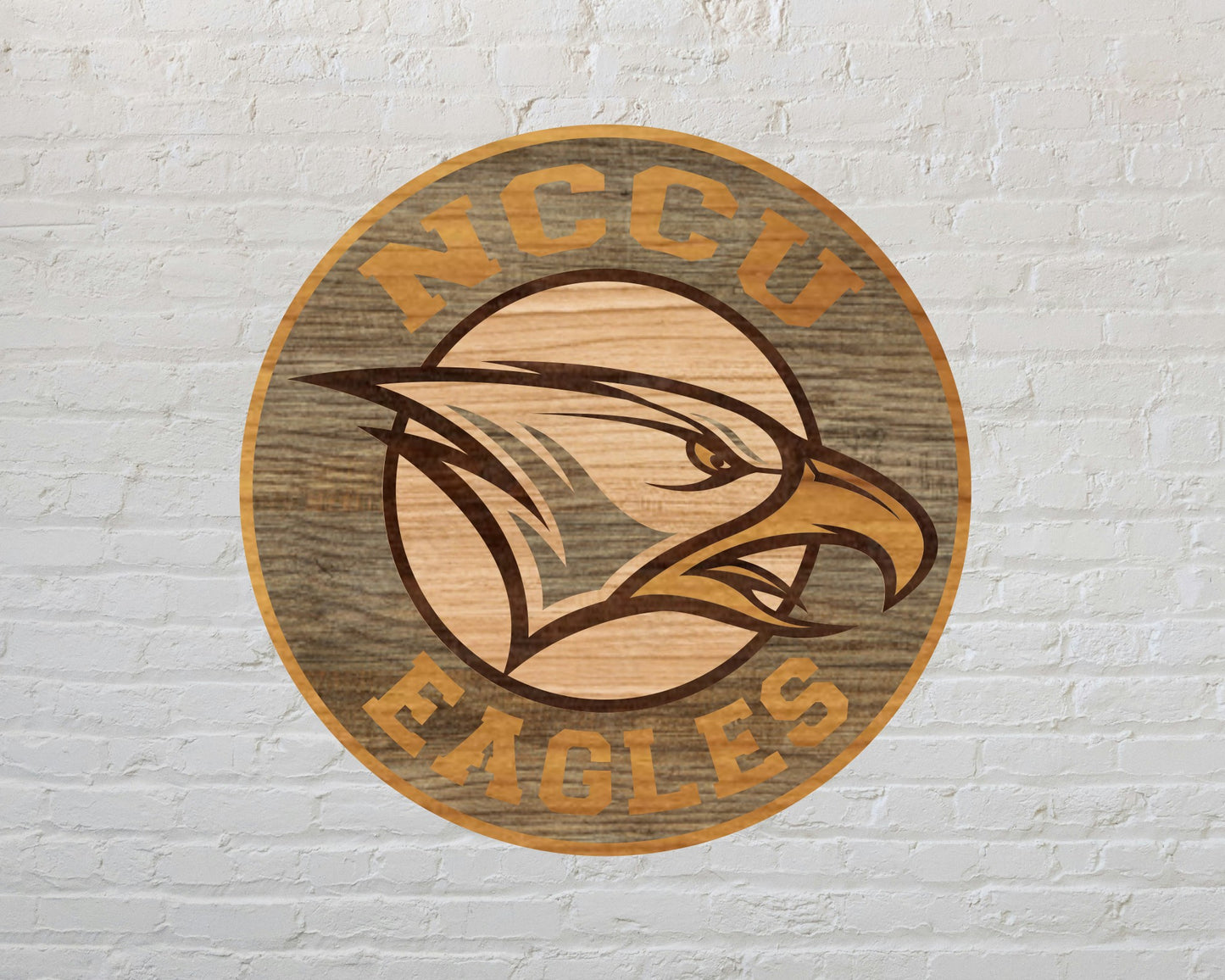 NCCU Eagles College Football Team Multilayer Laser Cut files svg dxf ai png