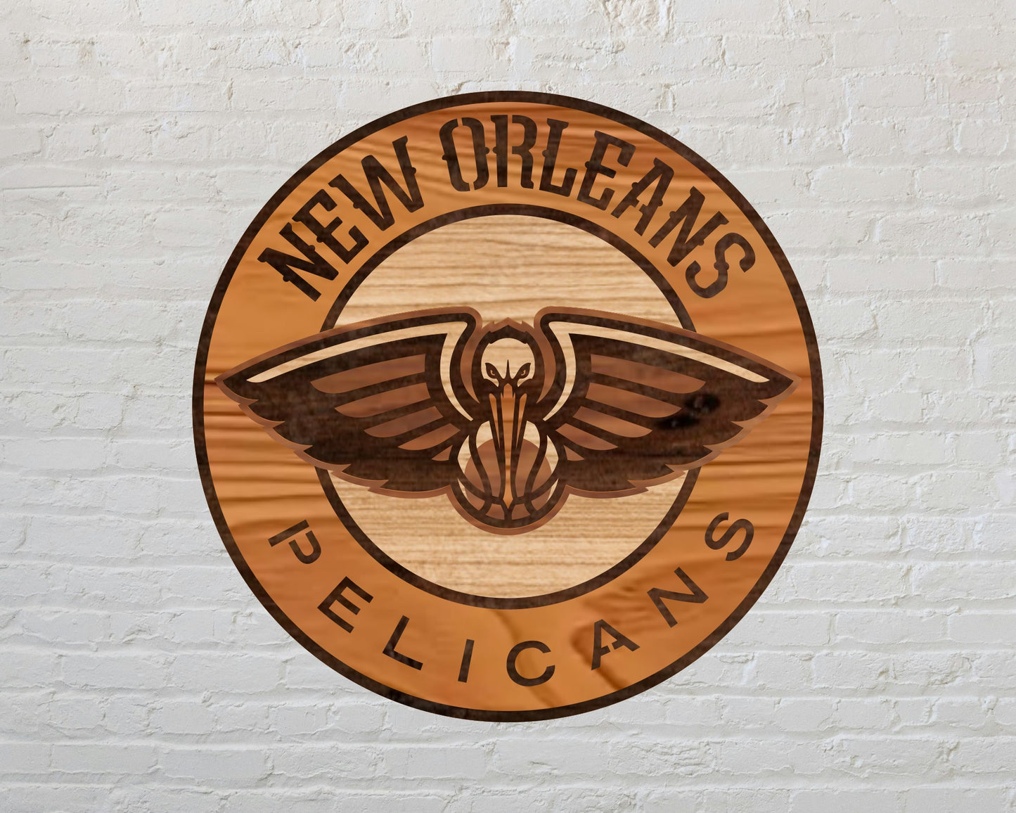 New Orleans Pelicans NBA Teams Design Logo Multi Layer Laser Cut files svg dxf ai png