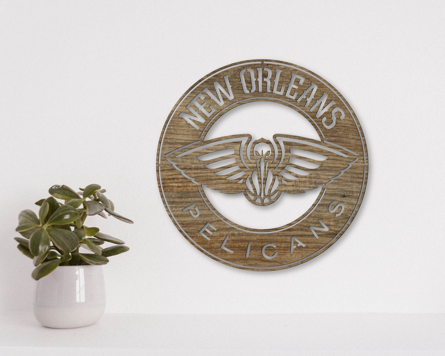 New Orleans Pelicans NBA Teams Designed Logo Badge Shield Metal Laser Cut files svg dxf ai png jpg pdf eps