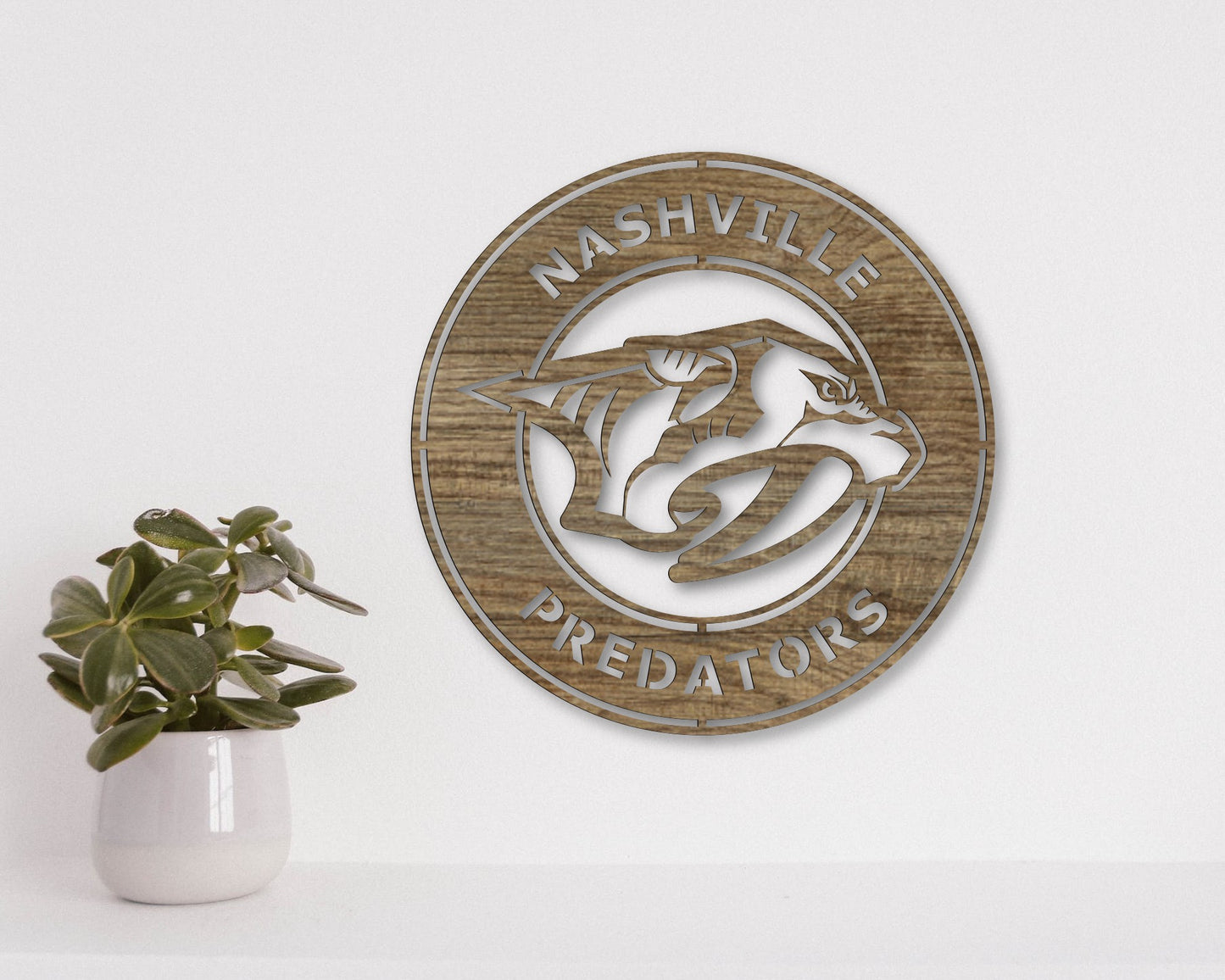 Nashville Predators NHL Teams Designed Logo Badge Shield Metal Laser Cut files svg dxf ai png jpg pdf eps