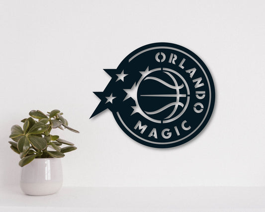 Orlando Magic NBA Teams Designed Logo Badge Shield Metal Laser Cut files svg dxf ai png jpg pdf eps