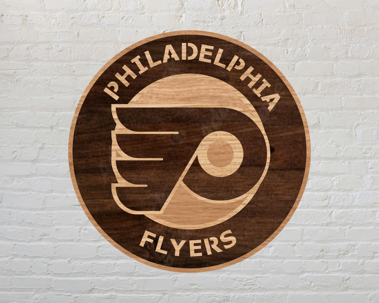 Philadelphia Flyers NHL Teams Designed Logo Multi Layer Laser Cut files svg dxf ai png