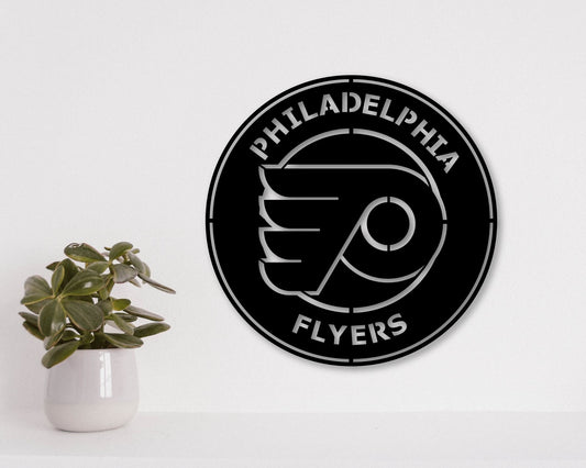 Philadelphia Flyers NHL Teams Designed Logo Badge Shield Metal Laser Cut files svg dxf ai png jpg pdf eps