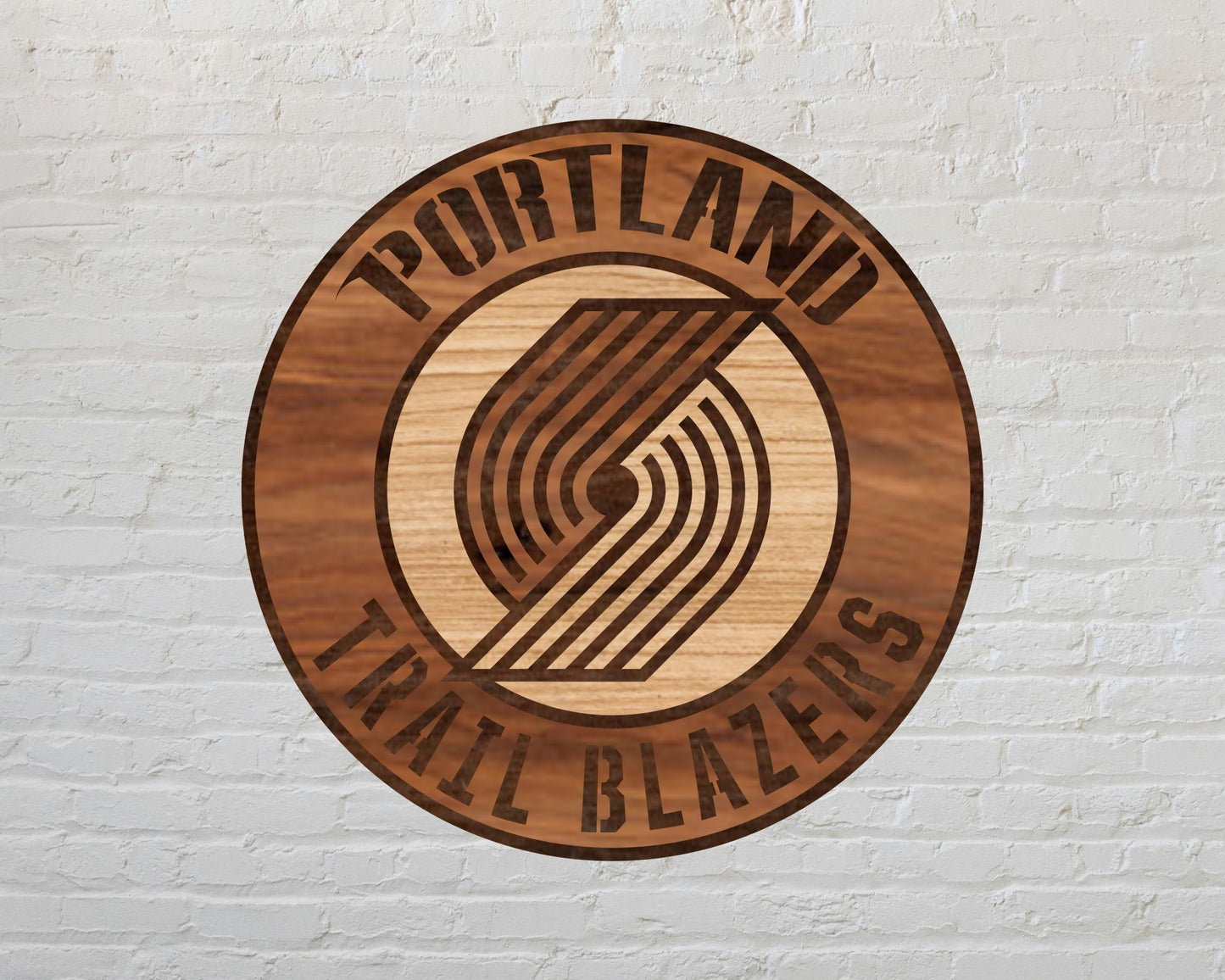 Portland Trail Blazers NBA Teams Design Logo Multi Layer Laser Cut files svg dxf ai png