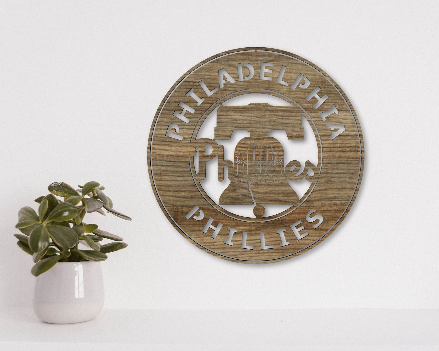 Philadelphia Phillies Badge Shield Laser Cut files svg dxf ai png jpg pdf eps
