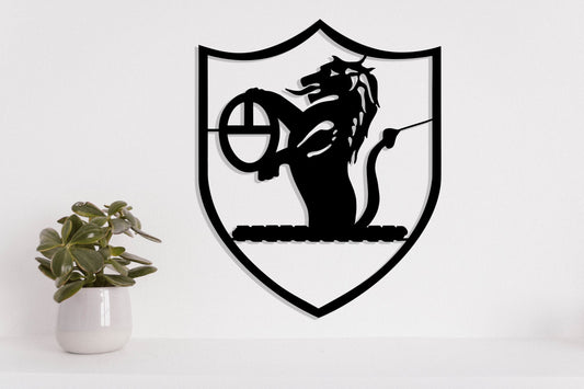 Raith Rovers FC Badge Shield Metal Laser Cut files svg dxg jpg png pdf ai eps