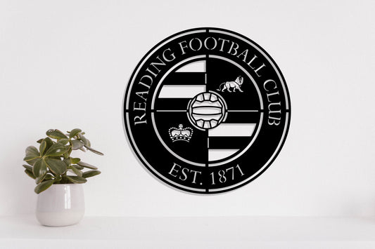 Reading FC Batch Shield Metal Laser Cut files svg dxg jpg png pdf ai eps