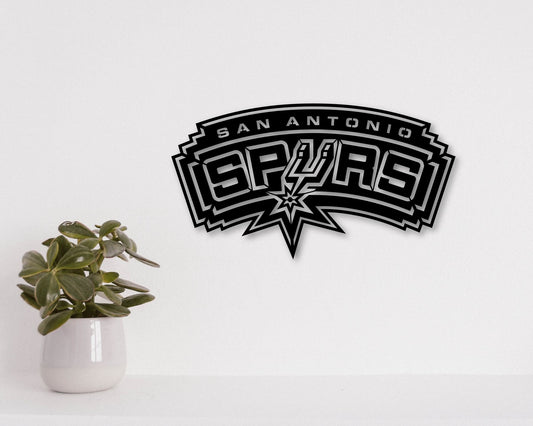 San Antonio Spurs NBA Teams Designed Logo Badge Shield Metal Laser Cut files svg dxf ai png jpg pdf eps