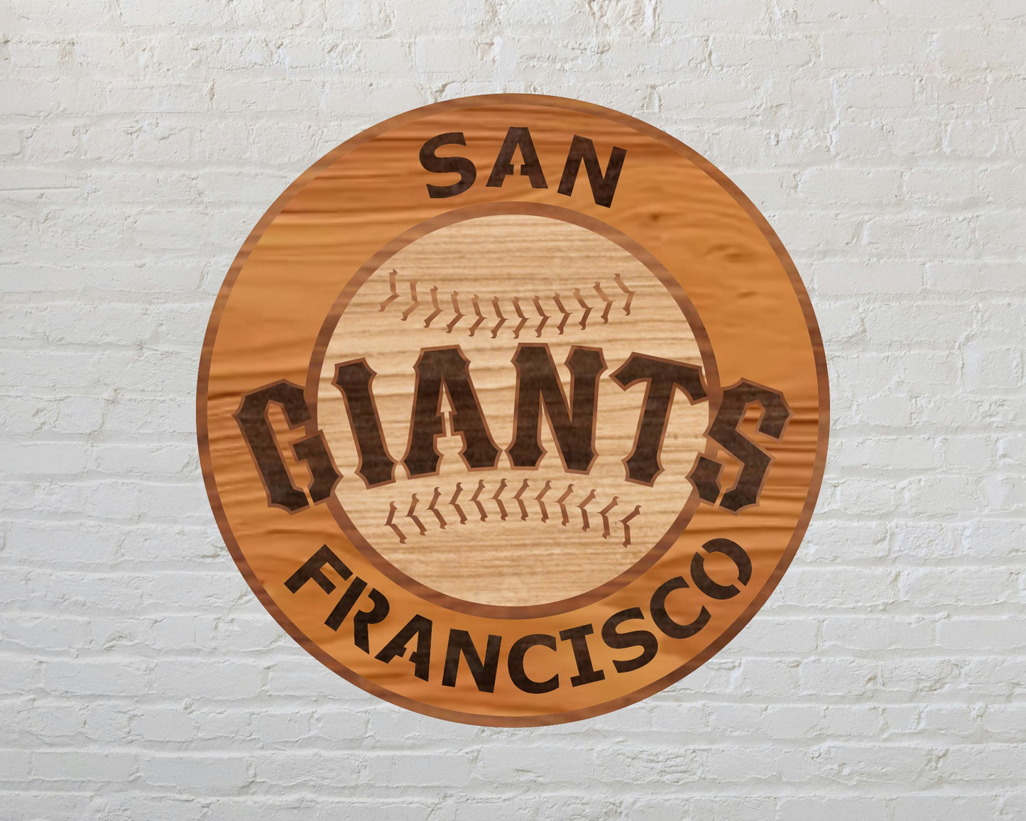 San Francisco Giants MLB Teams Designed Logo Multi Layer Laser Cut files svg dxf ai png