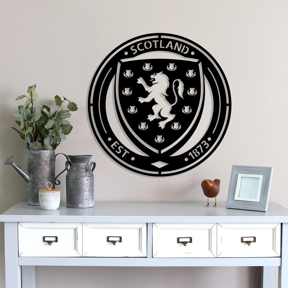 Scotland National Team Football Team Badge Shield Metal Laser Cut files