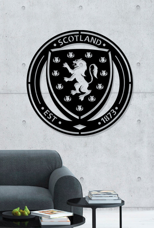Scotland National Team Football Team Badge Shield Metal Laser Cut files