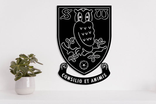 Sheffield Wednesday FC Badge Shield Metal Laser Cut files svg dxg jpg png pdf ai eps