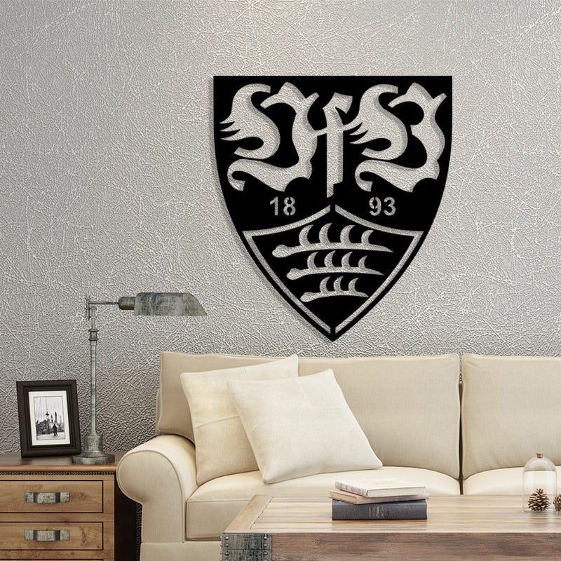 Stuttgart FC Batch Shield Metal Laser Cut files svg dxg jpg png pdf ai eps