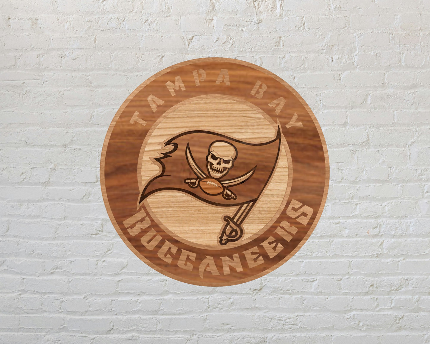 Tampa Bay Buccaneers Designed Logo Multi Layer Laser Cut files svg dxf ai png