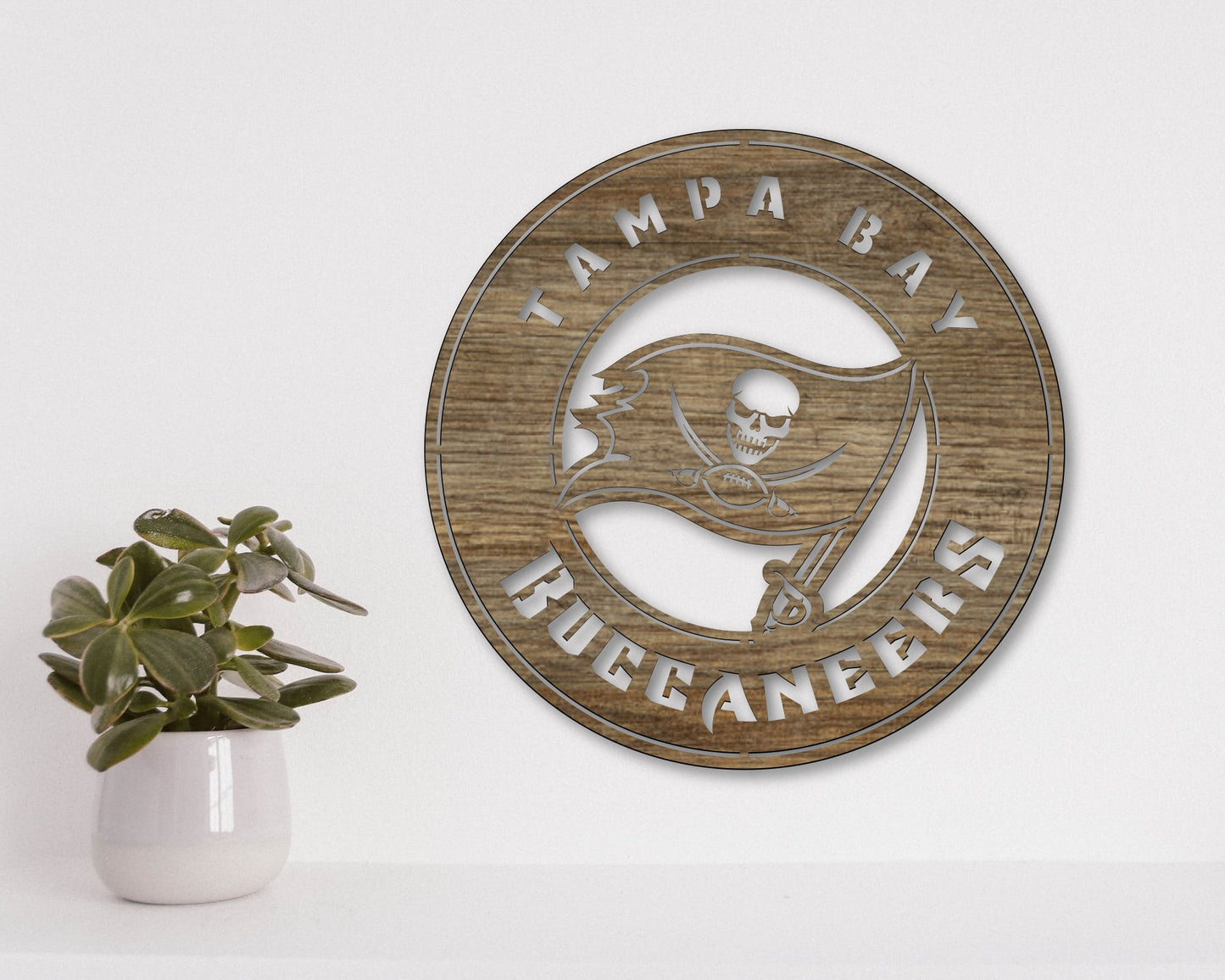 Tampa Bay Buccaneers Logo Badge Shield Laser Cut files svg dxf ai eps png jpg pdf