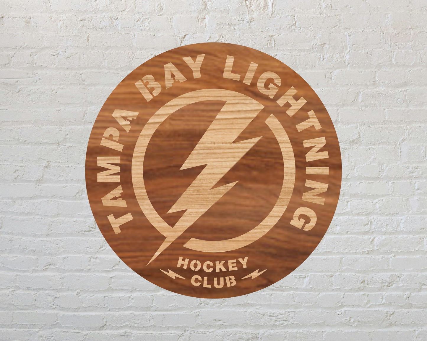 Tampa Bay Lightning NHL Teams Designed Logo Multi Layer Laser Cut files svg dxf ai png