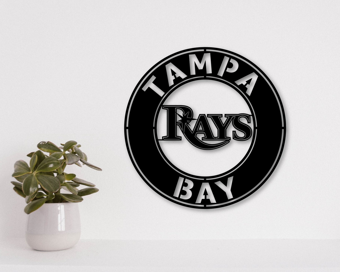 Tampa Bay Rays MLB Teams Designed Logo Badge Shield Laser Cut files svg dxf ai png jpg pdf eps