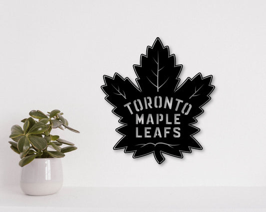 Toronto Maple Leafs NHL Teams Designed Logo Badge Shield Metal Laser Cut files svg dxf ai png jpg pdf eps