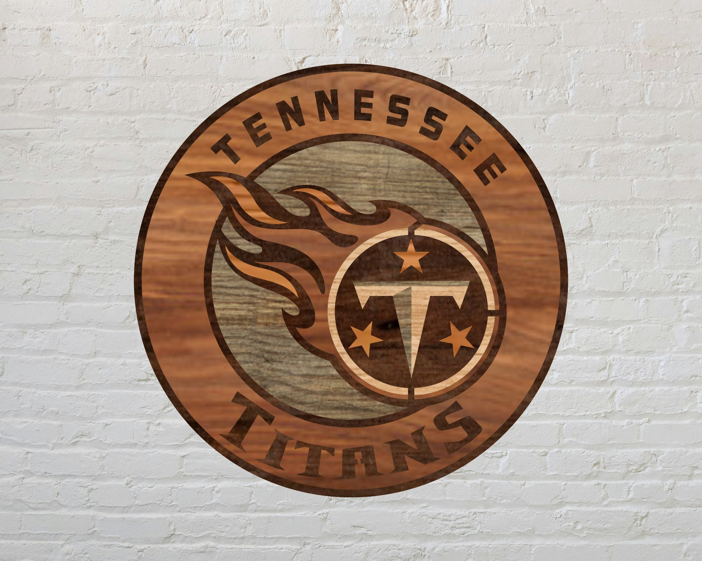 Tennessee Titans Designed Logo Multi Layer Laser Cut files svg dxf ai png