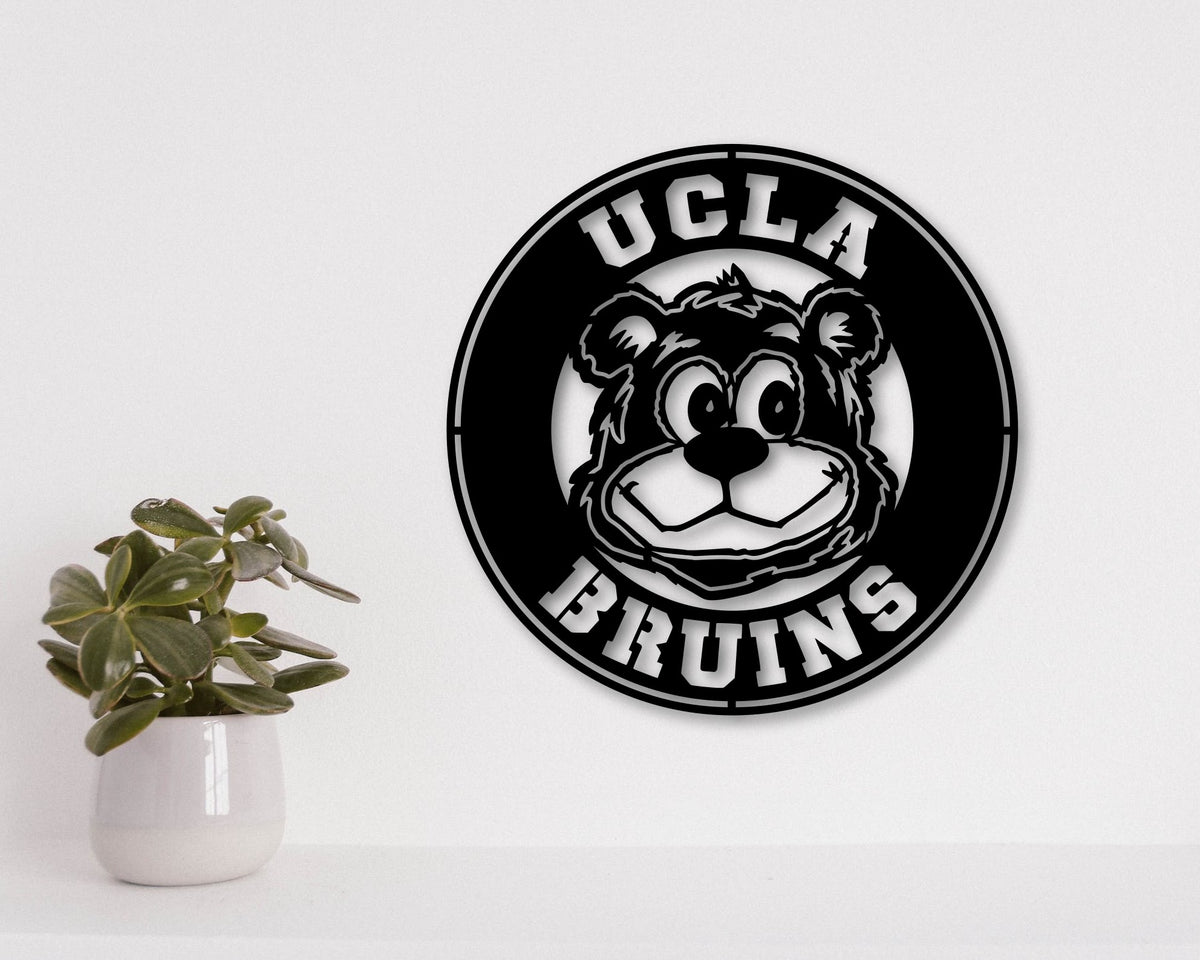 UCLA Bruins NCAA Football Team Badge Shield Laser Cut files svg dxf ai eps png jpg pdf