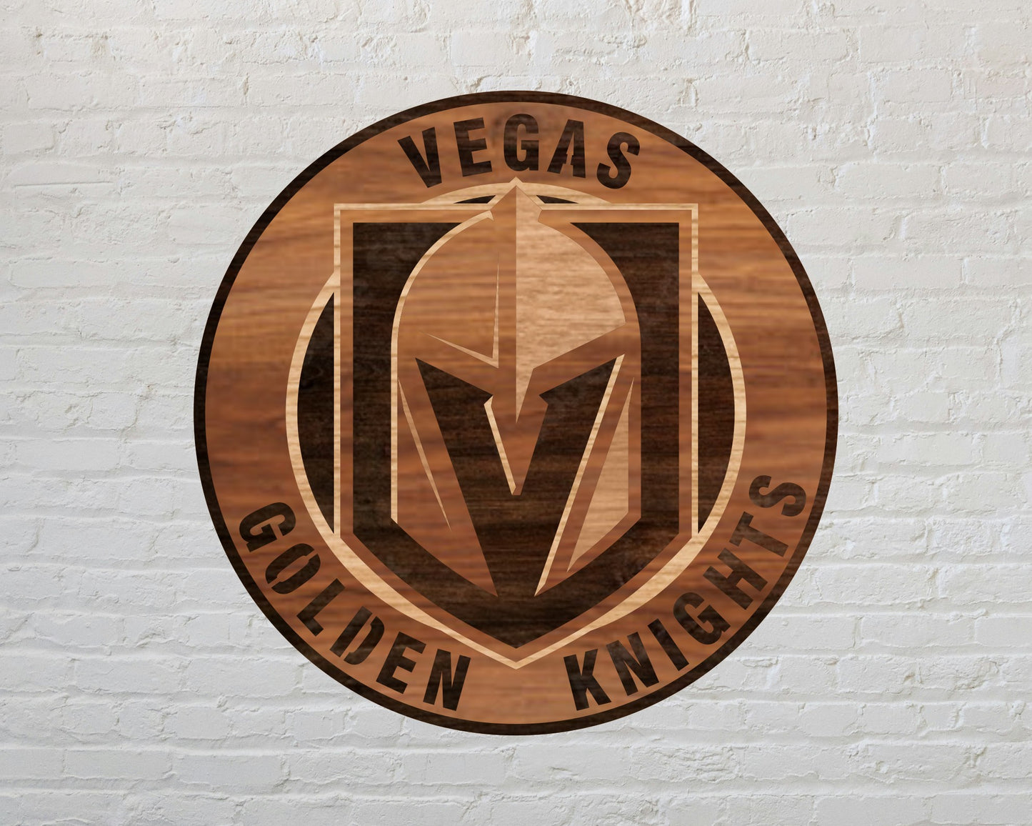 Vegas Golden Knights Multi Layer Laser Cut files svg dxf ai png