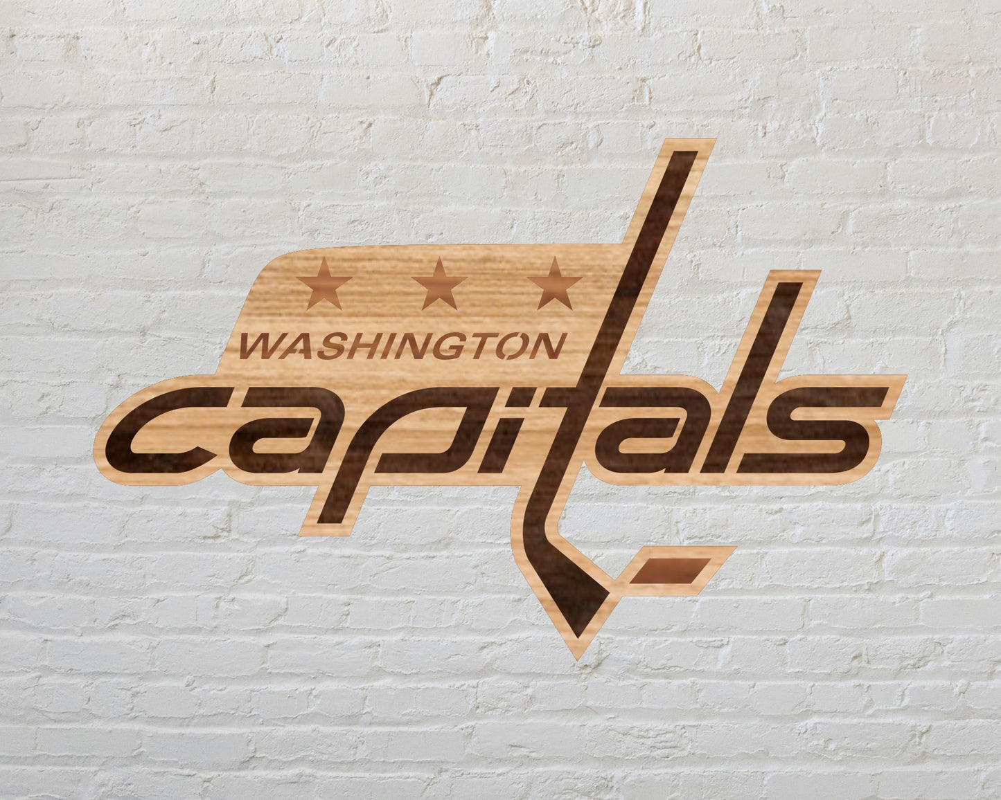 Washington Capitals NHL Teams Design Logo Multi Layer Laser Cut files svg dxf ai png