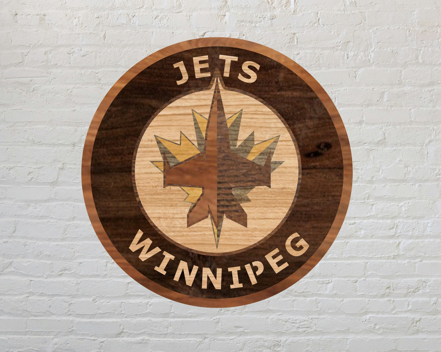 Winnipeg Jets NHL Teams Designed Logo Multi Layer Laser Cut files svg dxf ai png