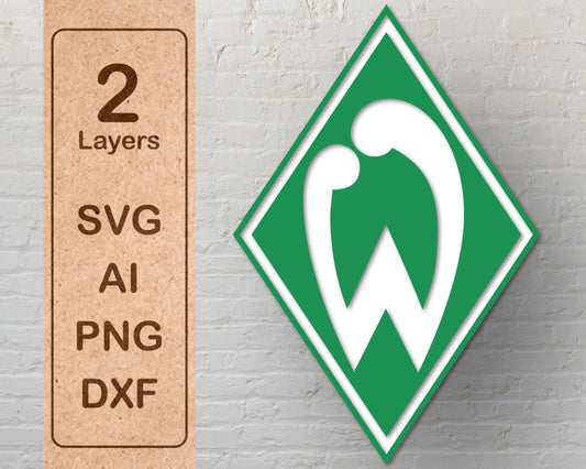 Werder Bremen FC Layered Laser Cut files
