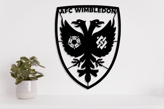 AFC Wimbledon FC Batch Shield Metal Laser Cut files svg dxg jpg png pdf ai eps