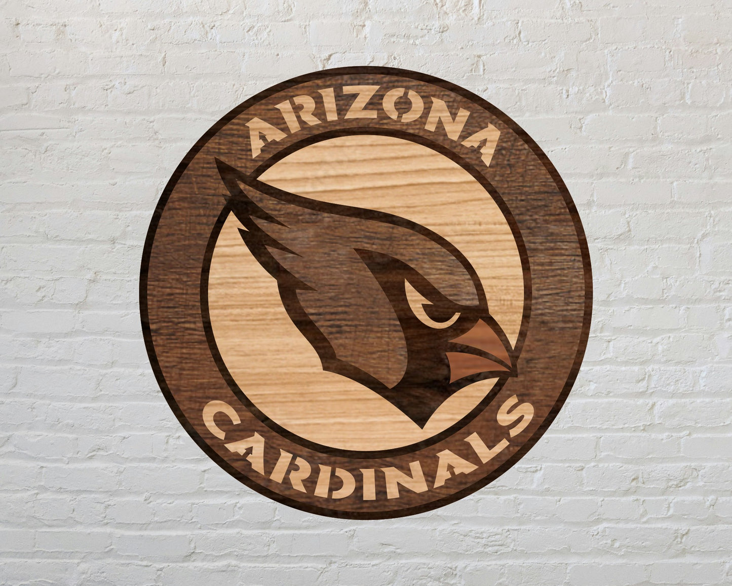 Arizona Cardinals Multi Layered Laser Cut files svg dxf ai png