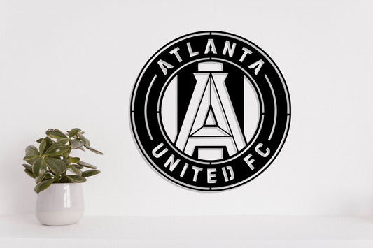 Atlanta United FC Badge Shield Metal Laser Cut files