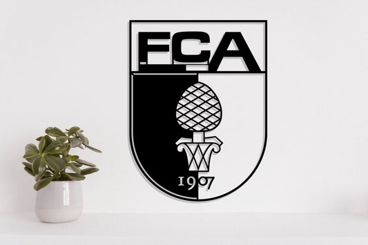 Augsburg FC Batch Shield Metal Laser Cut files svg dxg jpg png pdf ai eps