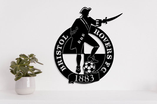 Bristol Rovers FC Batch Shield Metal Laser Cut files svg dxg jpg png pdf ai eps