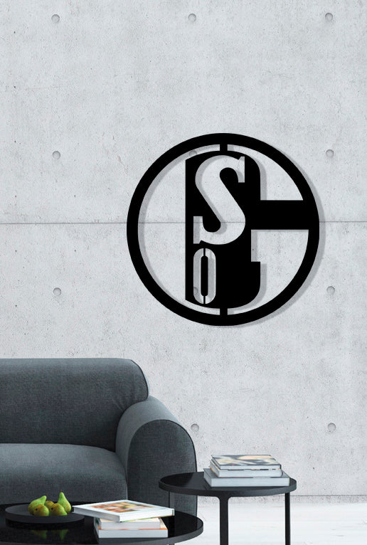 Schalke 04 FC Batch Shield Metal Laser Cut files svg dxg jpg png pdf ai eps