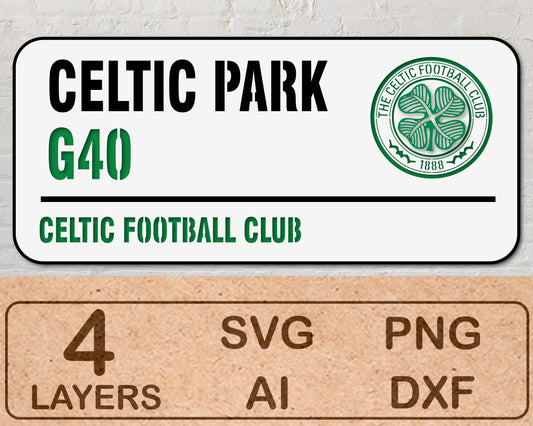Celtic Park G40 FC Multi Layer Laser Cut files